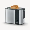 SEVERIN 2-Scheiben-Toaster AT 2589, Edelstahl, schwarz