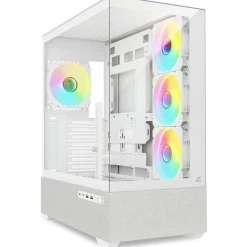 Sharkoon AK7 ARGB Midi Tower ohne Netzteil weiss