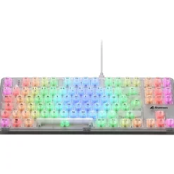 Sharkoon Gaming Tastatur Crystal Shark weiß DE