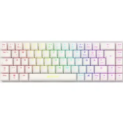 Sharkoon Gaming Tastatur PureWriter W65 weiß-rot DE