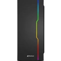 Sharkoon RGB Slider mit Sichtfenster Midi Tower ohne Netzteil schwarz