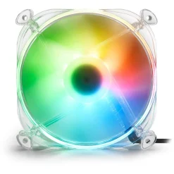 Sharkoon Shark Disc PWM RGB 120x120x25mm 400-1400 U/min 24.8 dB(A) weiß/transparent