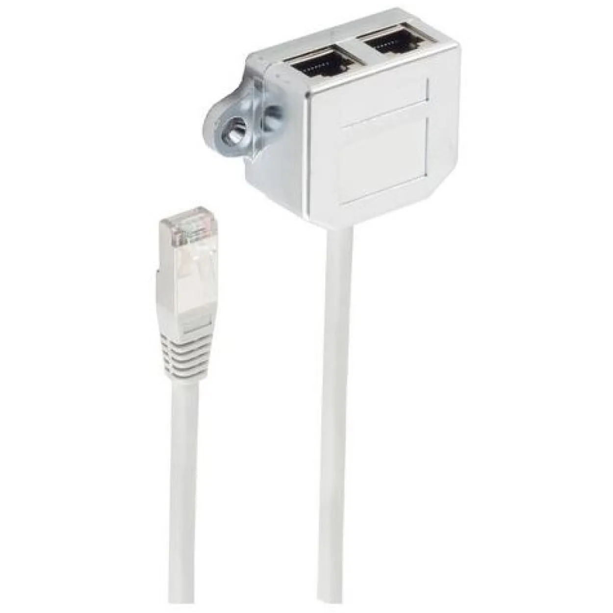 ShiverPeaks Cat.5e Cable sharing Adapter 0,1 m Tel./Eth.