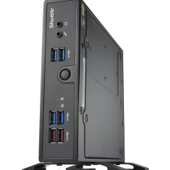 Shuttle Barebone XPC slim DS50U Intel Celeron 7305 2xSODIMM DDR5 2xM.2 1xSATA 1xHDMI 1xDP 1xVGA Black