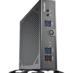 Shuttle Barebone XPC slim DS50U Intel Celeron 7305 2xSODIMM DDR5 2xM.2 1xSATA 1xHDMI 1xDP 1xVGA Black