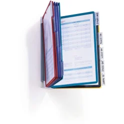 Sichttafel-Wandhalter m.10 Sichttafeln Kompl.Set