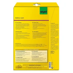 SIGEL 350 Adressetiketten LA321 weiß 99,1 x 38,1 mm