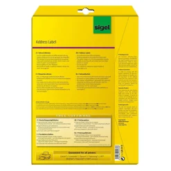 SIGEL 1200 Adressetiketten LA315 weiß 45,7 x 21,2 mm