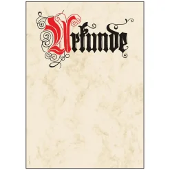 SIGEL Briefpapier Urkunde Motiv DIN A4 185 g/qm 12 Blatt