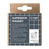 SIGEL 2 C20 "Super-Strong" Magnete silber 2,0 x 2,0 x 2,0 cm