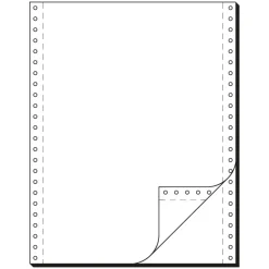 SIGEL Endlospapier A4 hoch 2-fach, 60 g/qm weiß 1.000 Blatt