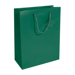 SIGEL 5 Geschenktaschen grün 26,0 x 33,0 cm