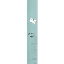 SIGEL Glas-Magnettafel artverum® 12,0 x 78,0 cm aquamarin