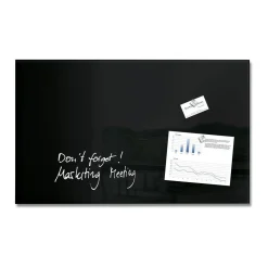 SIGEL Glas-Magnettafel artverum® 78,0 x 48,0 cm schwarz
