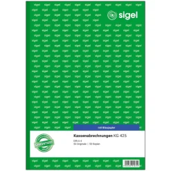 SIGEL Kassenabrechnung Formularbuch KG425