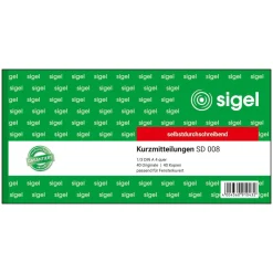 SIGEL Kurzmitteilung Formularbuch SD008