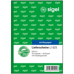 SIGEL Lieferschein mit Empfangsschein Formularbuch LI625