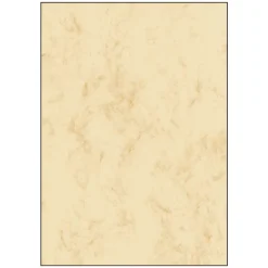 SIGEL Motivpapier Marmor beige DIN A4 90 g/qm 25 Blatt