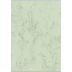 SIGEL Motivpapier Marmor pastellgrün DIN A4 90 g/qm 100 St.