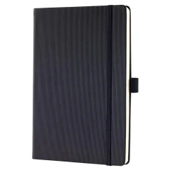 SIGEL Notizbuch Conceptum® ca. DIN A5 kariert, schwarz Hardcover 194 Seiten