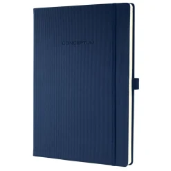 SIGEL Notizbuch Conceptum® ca. DIN A4 kariert, blau Hardcover 194 Seiten
