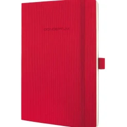 SIGEL Notizbuch Conceptum® ca. DIN A5 liniert, rot Softcover 194 Seiten