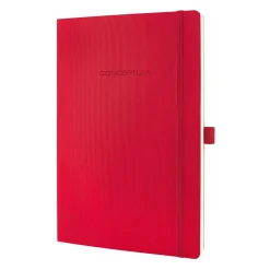 SIGEL Notizbuch Conceptum® ca. DIN A4 liniert, rot Softcover 194 Seiten