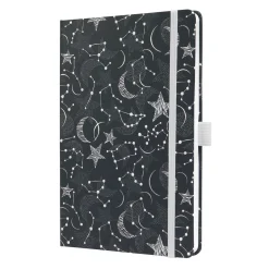 SIGEL Notizbuch JOLIE A5 liniert, schwarz Hardcover 174 Seiten