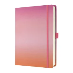 SIGEL Notizbuch JOLIE Bullet A5+ punktraster, pink/rosa/orange Hardcover 200 Seiten