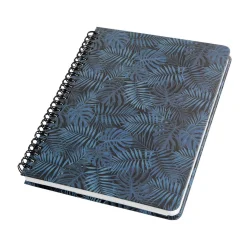 SIGEL Notizbuch mit Spirale Jolie® ca. DIN A5 punktraster, blau/schwarz Hardcover 120 Seiten