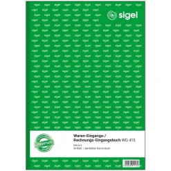 SIGEL Waren-/Rechnungs-Eingangsbuch Formularbuch WG415