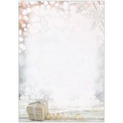 SIGEL Weihnachtsbriefpapier Christmas Surprise Motiv DIN A4 90 g/qm 100 Blatt