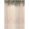 SIGEL Weihnachtsbriefpapier Golden Greens Motiv DIN A4 90 g/qm 25 Blatt