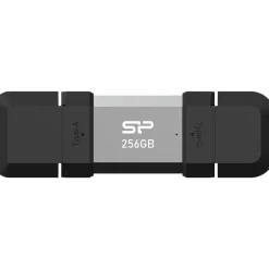 Silicon Power USB-Stick 64GB USB3.2 + Type C C51 Black