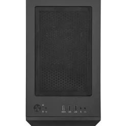 Silverstone Fara H1M Pro Micro-ATX Gehäuse Tempered Glass, ARGB, schwarz, ohne Netzteil, mit Sichtfenster