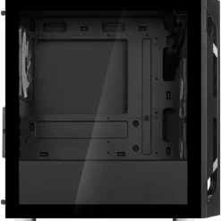 Silverstone Fara H1M Pro Micro-ATX Gehäuse Tempered Glass, ARGB, schwarz, ohne Netzteil, mit Sichtfenster