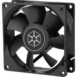 Silverstone FN80 80x80x25mm 2000 U/min 22.9 dB(A) schwarz