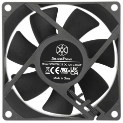 Silverstone FN80 80x80x25mm 2000 U/min 22.9 dB(A) schwarz