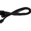 Silverstone 4/8-Pin 30cm sleeved schwarz EPS12V Verlängerung für Netzteile (SST-PP07-EPS8B)
