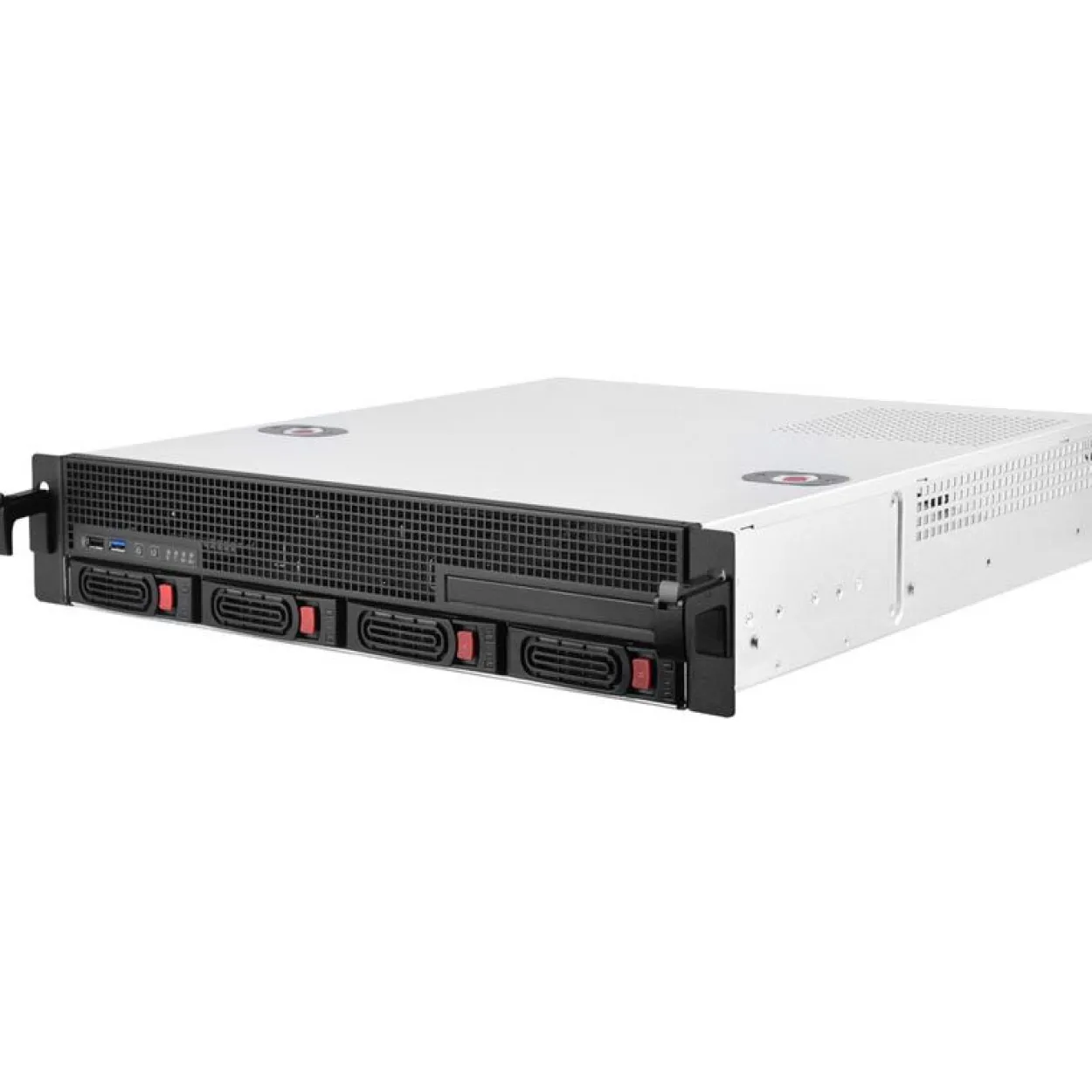 Silverstone RM21-304 Rackmount Server Gehäuse, 2U, Micro-ATX - schwarz