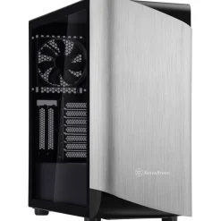 Silverstone Seta A1 Midi-Tower, Tempered Glass - schwarz