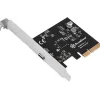 SilverStone Silverstone ECU06, USB-Typ-C 3.2 Gen 2x2 Schnittstellenkarte - PCIe