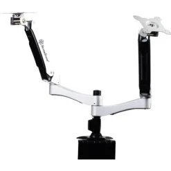 SilverStone SST-ARM22BC Dual Monitorhalterung - schwarz