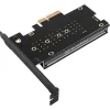 SilverStone SST-ECM24-ARGB - PCI-E Gen4 Erweiterungskarte zu M.2 (NGFF) - mit Kühler, ARGB