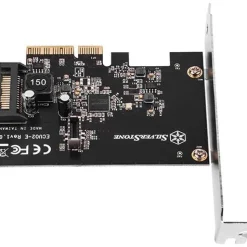 Silverstone SST-ECU02-E USB-Adapterkarte, PCIe 3.0, 1x USB-C 3.1 intern - Low Profile