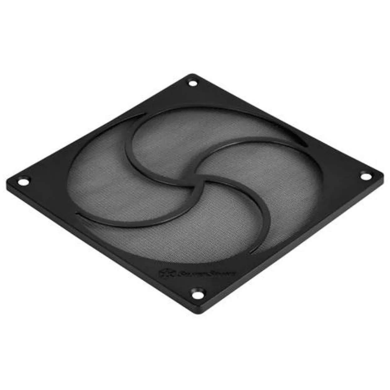 SilverStone SST-FF125B magnetischer Highflow Staubfilter, schwarz - 120mm