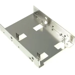 Silverstone 3,5" vernickelt Einbaurahmen für 2,5" Festplatten (SST-SDP08)