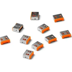 SmartKeeper Basic "USB-A Port" Blocker orange 10 Stk.