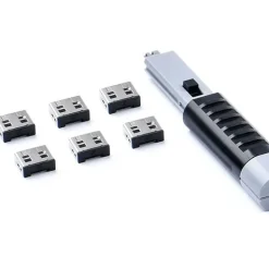 SmartKeeper Basic "USB-A Port" Blocker 6 Stk.+Key schwarz