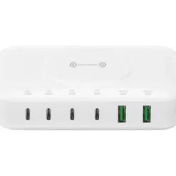 4SMARTS 7IN1 GAN LADESTATION 100W MIT WIRELESS WEISS